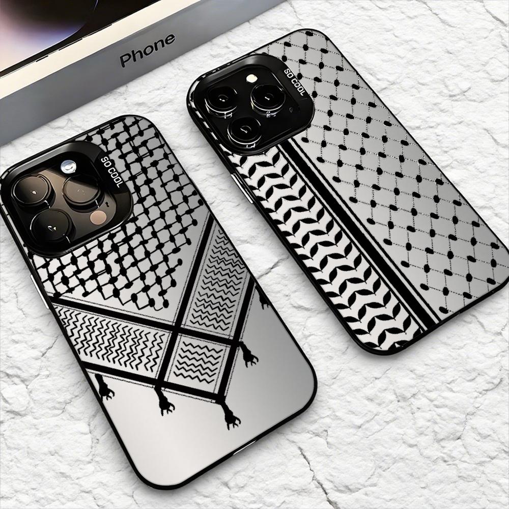 Apple Iphone 15 Pro Max - Coque de téléphone Keffiyeh P-Palestine pour