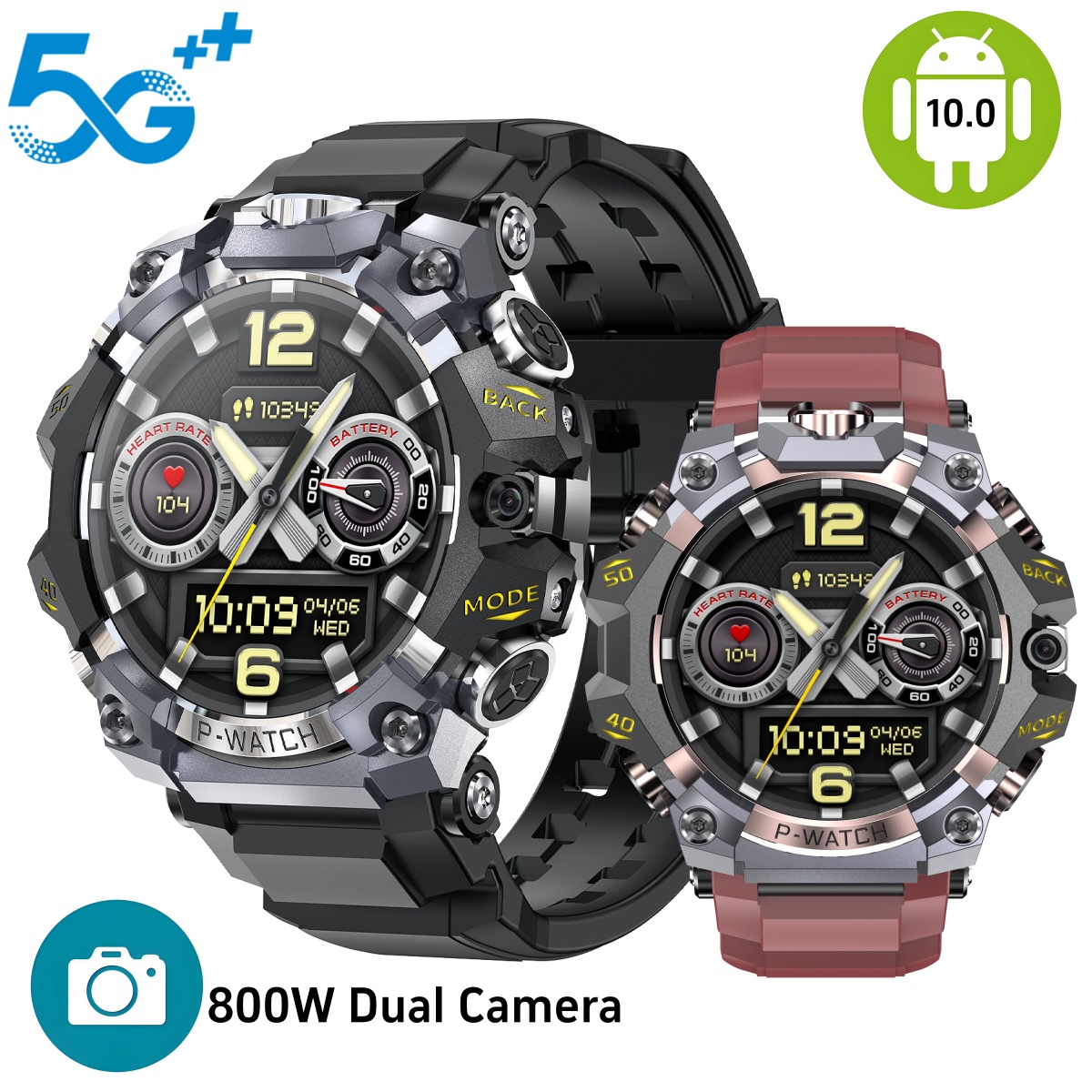Smartwatch Id - Montre connectée Q668 Android 10.0 1,95