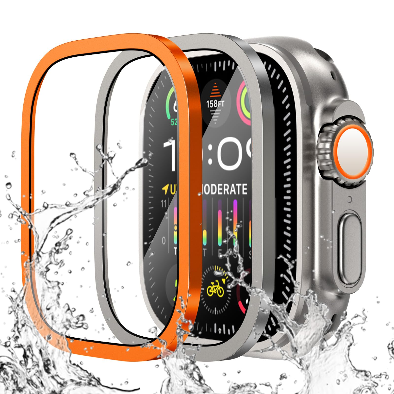 Smartwatch Case - Verre trempé pour Apple Watch Ultra