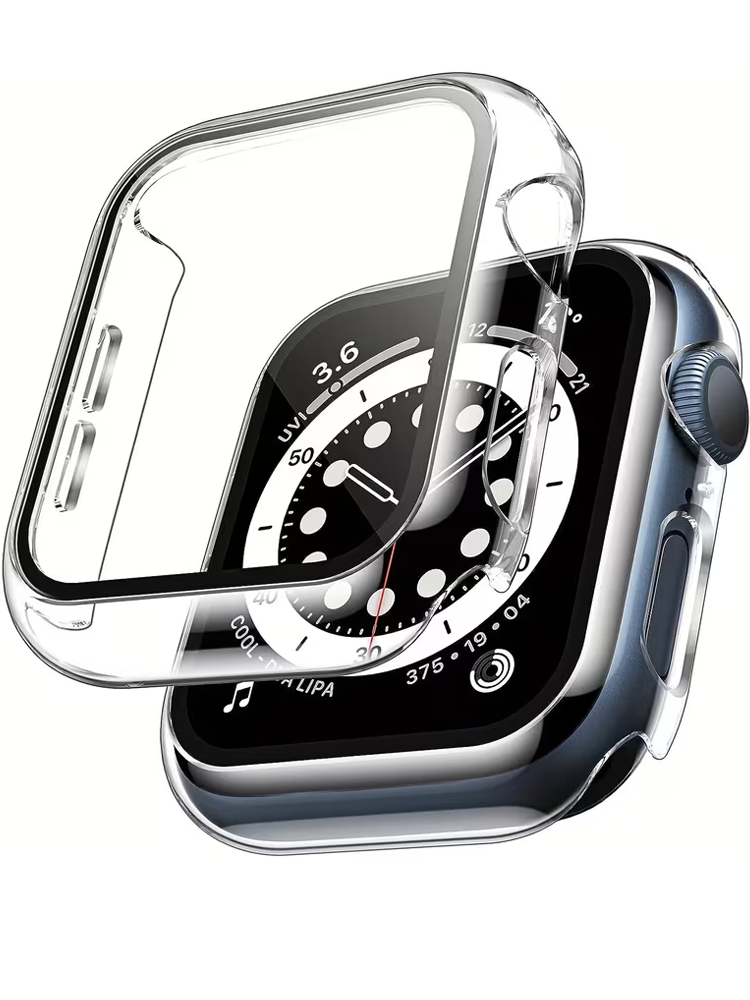 Smartwatch Case - 2 pièces boîtier en verre trempé