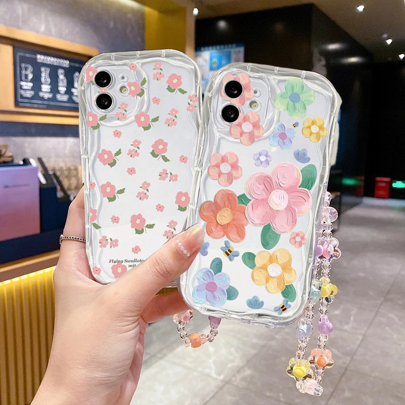 Vivo Y28 - Étui pour Bracelet à fleurs, pour