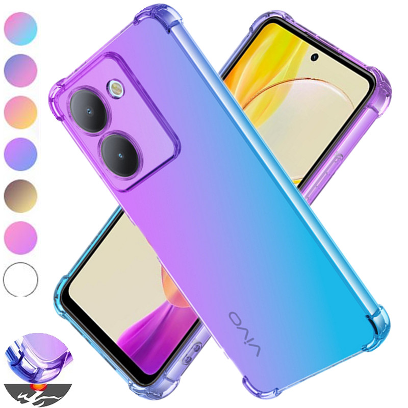 Vivo Y28 - Coque en TPU dégradé antichoc pour
