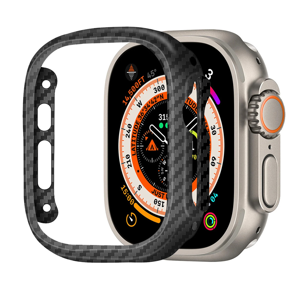 Smartwatch Case - Étui fin en Fiber de carbone
