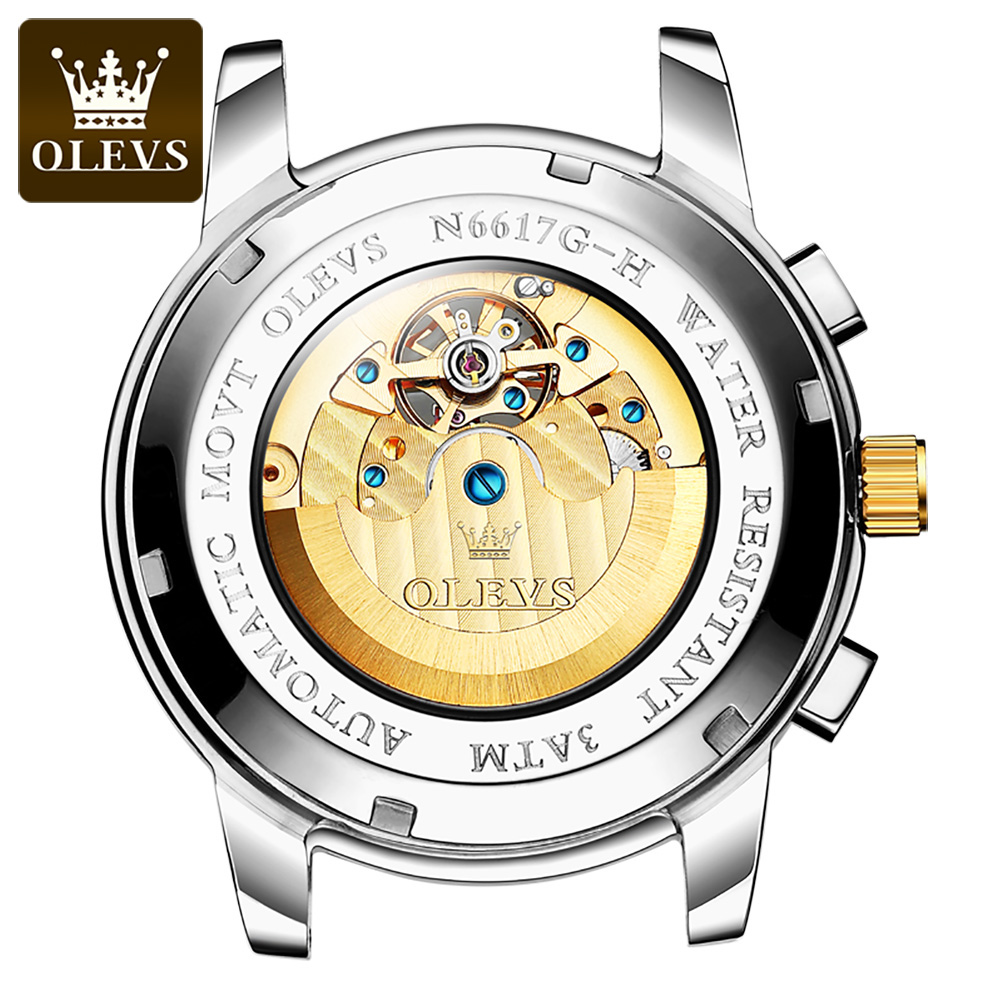 OLEVS 6617 montre mécanique cl - Leather Classic Strap avis et prix