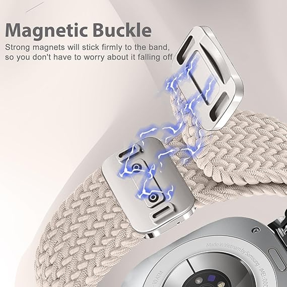 Bracelet en nylon tressé magné - Samsung Smartwatch Ultra Accessories avis et prix