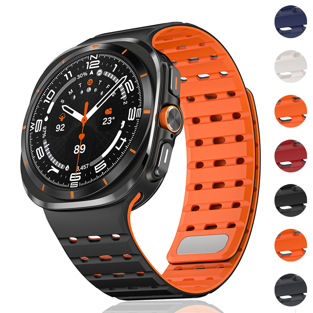 Bracelet en silicone magnétiqu - Samsung Smartwatch Ultra Accessories avis et prix