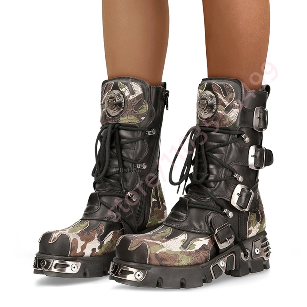 Punk Rock Camouflage ceinture  - Leather Classic Strap avis et prix
