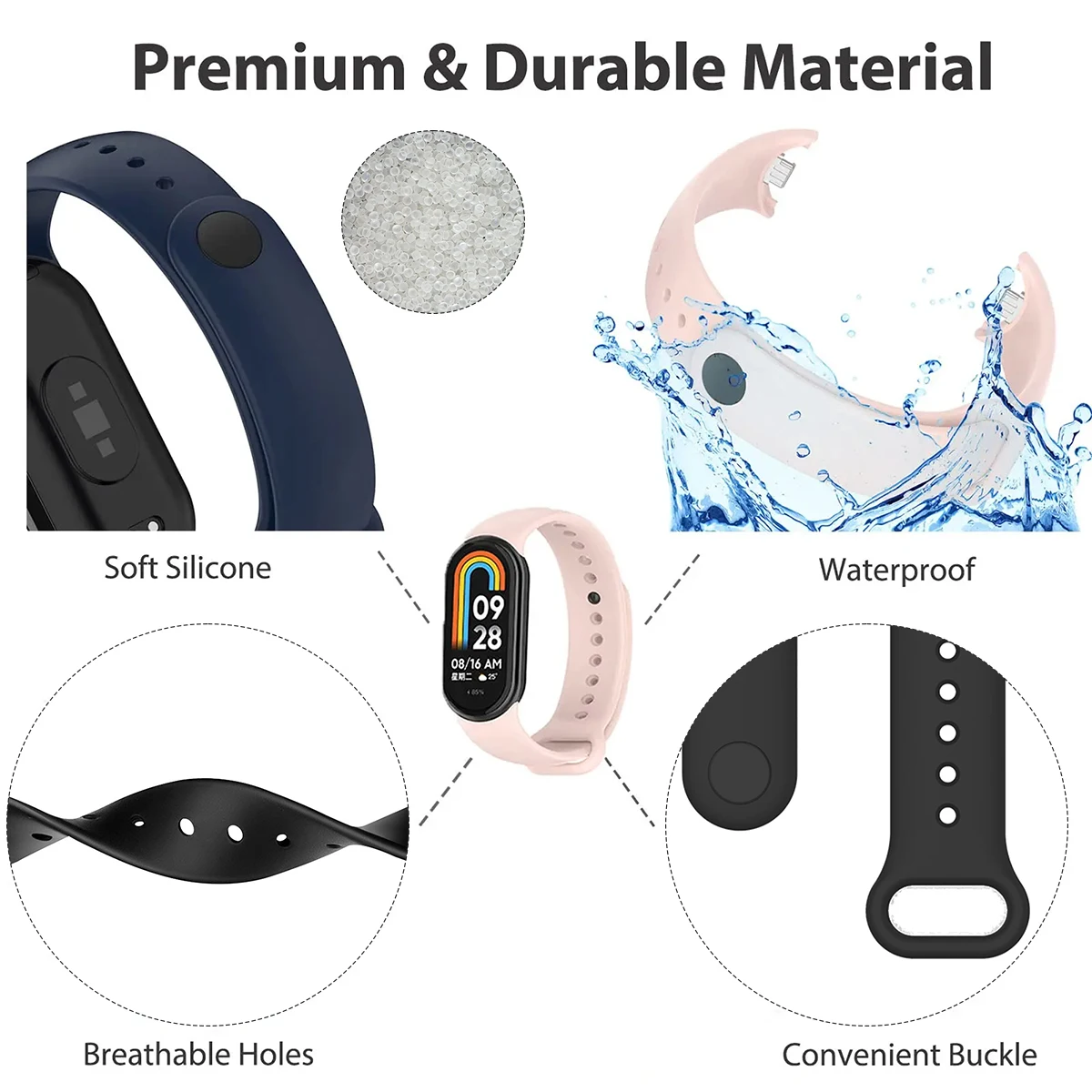 Bracelet de rechange en silico - Silicone Band Replacement avis et prix