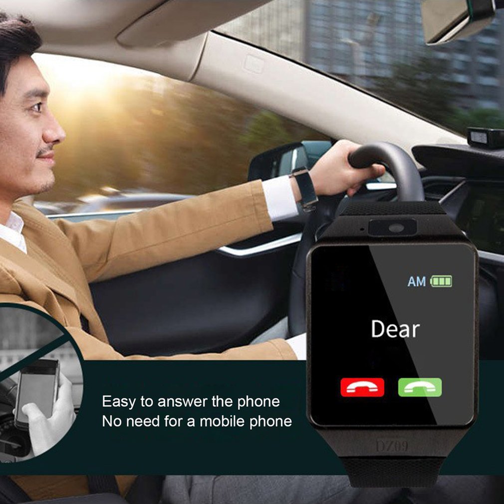 Montre connectée tactile DZ09  - Smartwatch Id avis et prix