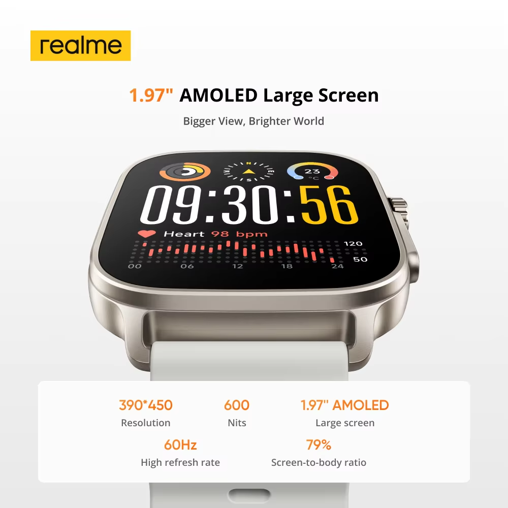 Version mondiale realme montre - Smartwatch X2 avis et prix