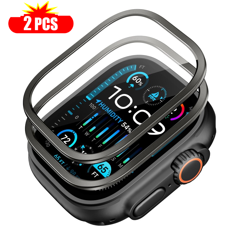 2 pièces verre trempé pour App - Smartwatch Watch Accessories avis et prix