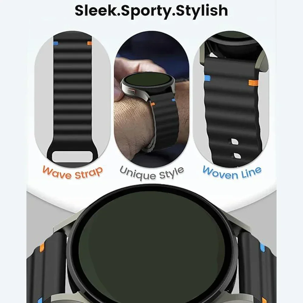 2 pièces Bracelet ondulé pour  - Smartwatch X2 avis et prix