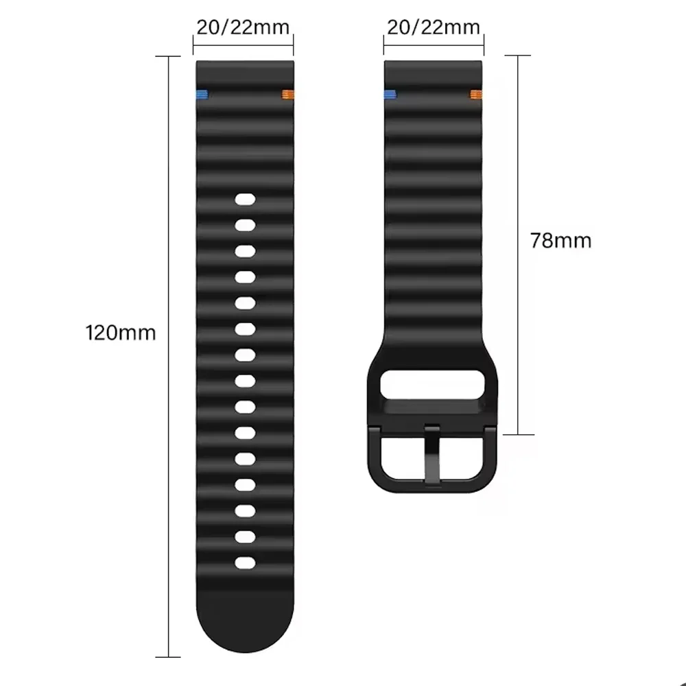 2 pièces Bracelet ondulé pour  - Smartwatch X2 avis et prix