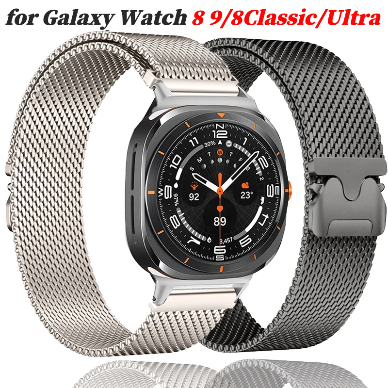 Bracelet en métal milanais pou - Samsung Smartwatch Ultra Accessories avis et prix